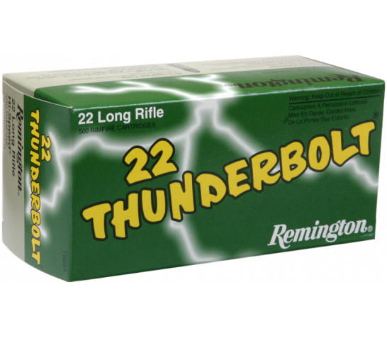 Remington .22 Long Rifle 40gr RN High Velocity (500rd Bulk Pack) – TB22B