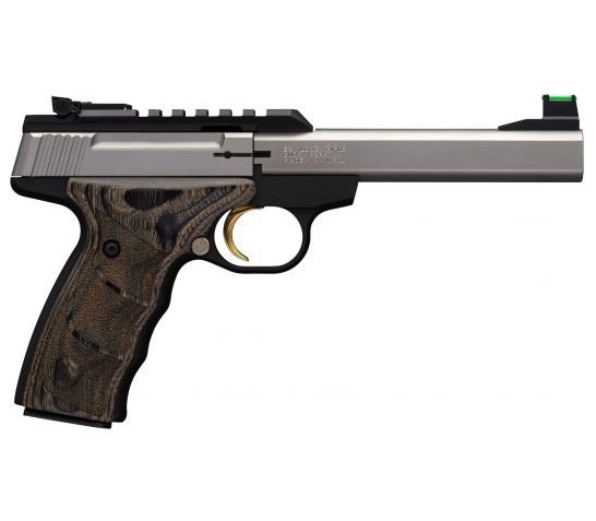 Browning Buck Mark Plus UDX 22 LR 10 Round Pistol, Stainless Steel – 051531490