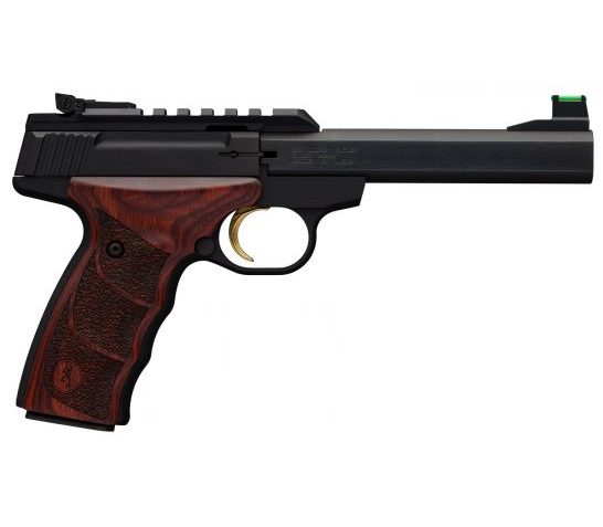 Browning Buck Mark Plus Rosewood UDX 22 LR Pistol 10 Round, Matte Blue – 051533490