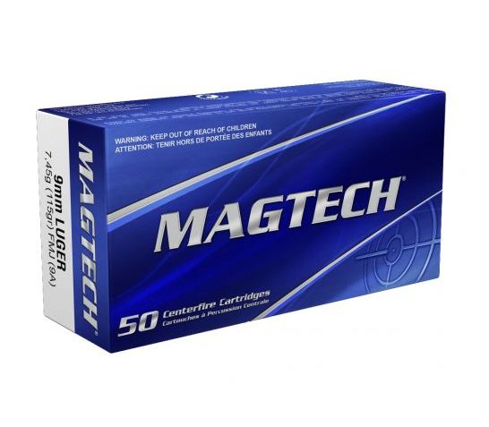 Magtech 9mm Luger 115gr FMJ Ammunition 50rds – 9A