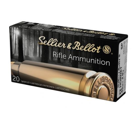 Sellier & Bellot 22 Hornet 45gr SP Ammunition – SB22HB