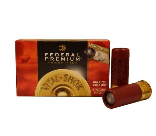 FEDERAL 12GA VITAL-SHOK TRUBALL SHOTSHELL AMMUNITION 2.75" 1OZ AMMUNITION (5RDS) – PB127 LRS