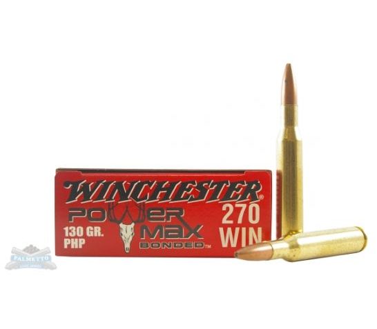 Winchester 270 130gr PowerMax Bonded Ammunition 20rds – X2705BP