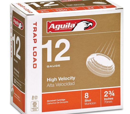 Aguila Competition 12 Gauge 2-3/4 inches 8 Shot 7/8 oz International Lead Shotshell, Birdshot, 25/Box – 1CHB1252