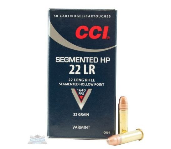 CCI .22 Long Rifle 32 Grain Segmented Hollow Point 50rds – 0064