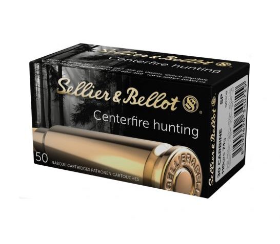 Sellier & Bellot 30 Carbine 110gr SP Ammunition 50rds – SB30B