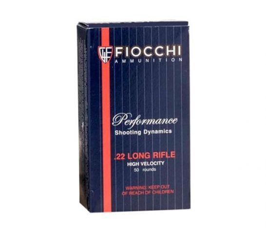 Fiocchi .22 LR 40gr Copper-Plated Solid Point Ammunition, 50 Rounds – 22FHVCRN