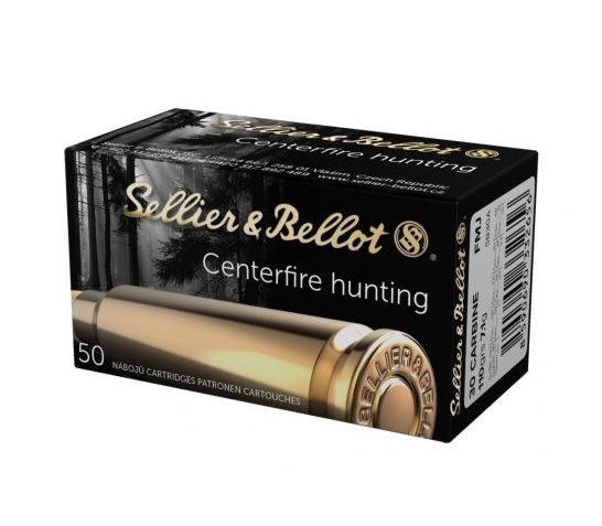 Sellier & Bellot 30 Carbine 110gr FMJ Ammunition 50rds – SB30A