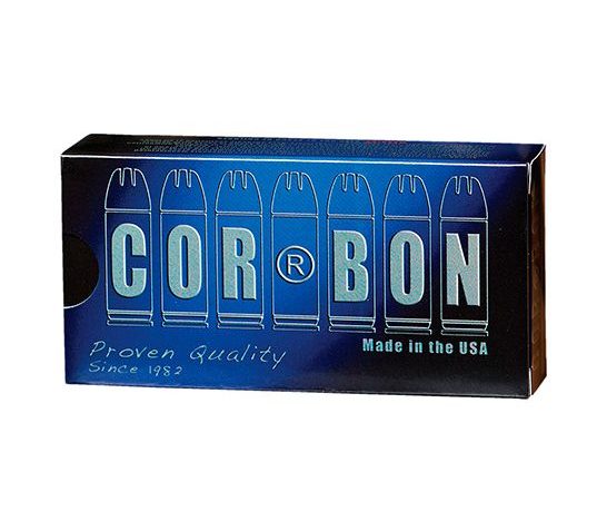 Cor-Bon 9mm+P 125gr. JHP Ammunition 20rds – SD09125/20