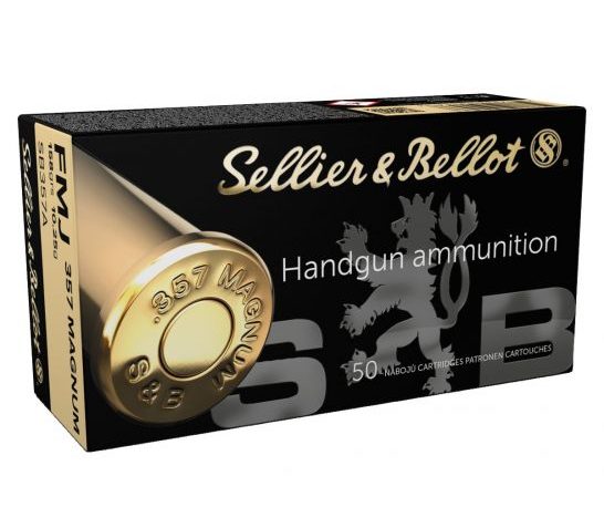 Sellier & Bellot 357 Magnum 158gr FMJ Ammunition 50rds – SB357A