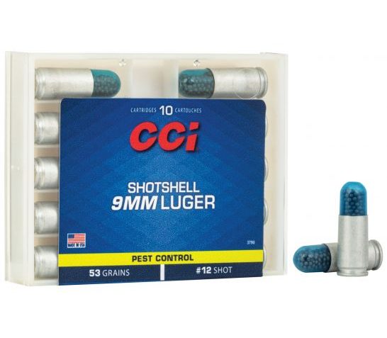 CCI 9mm Shotshell Ammunition 10rds- – -3790