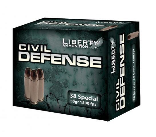 Liberty 38 Special 50gr HP Civil Defense Ammunition 20rds – LA-CD-38-025