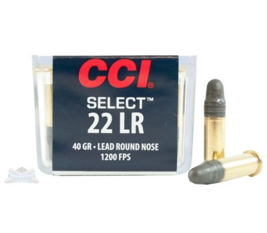 CCI .22 Long Rifle 40gr LRN Competition Select Ammunition 100rds – 0045