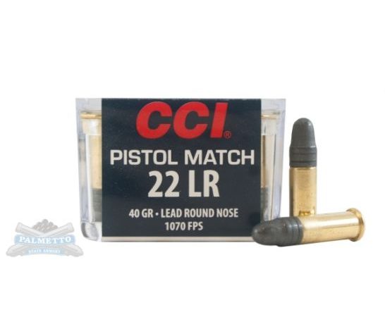 CCI .22 Long Rifle 40gr LRN Pistol Match Ammunition 50rds – 0051