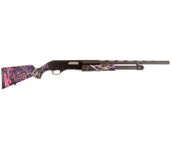 Savage Arms Stevens 320 Muddy Girl Youth 20 Gauge Pump-Action Shotgun, Matte Camouflage – 22561