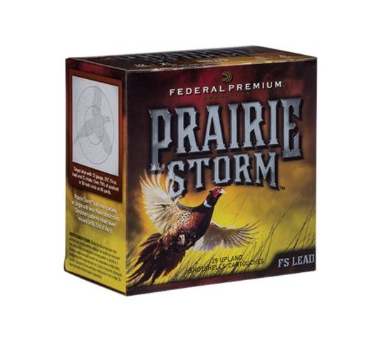 Federal 12ga 3" 1-1/8oz #4 FS "Prairie Storm" HV Steel Shotshells 25rds – PFS143FS 4