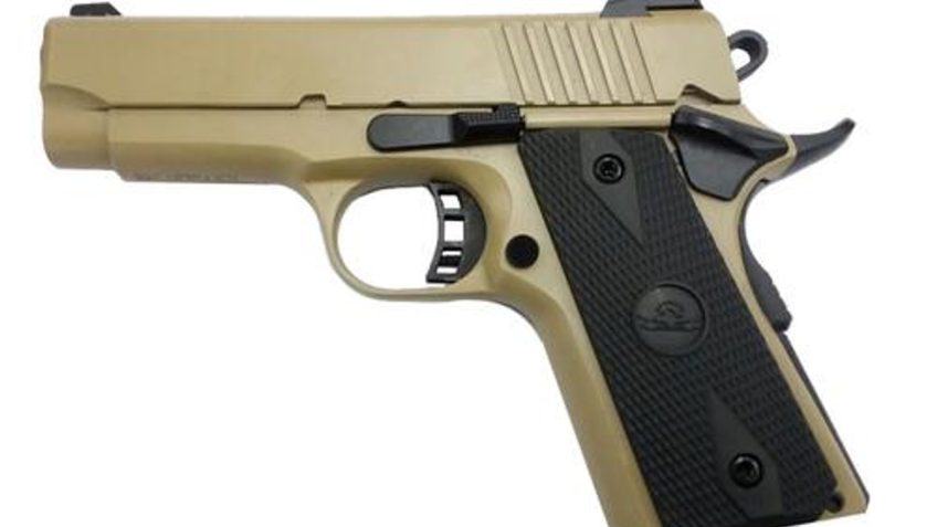 Rock Island Armory M1911-A1 CS 3.5" Barrel Flat Dark Earth 7rd Mag