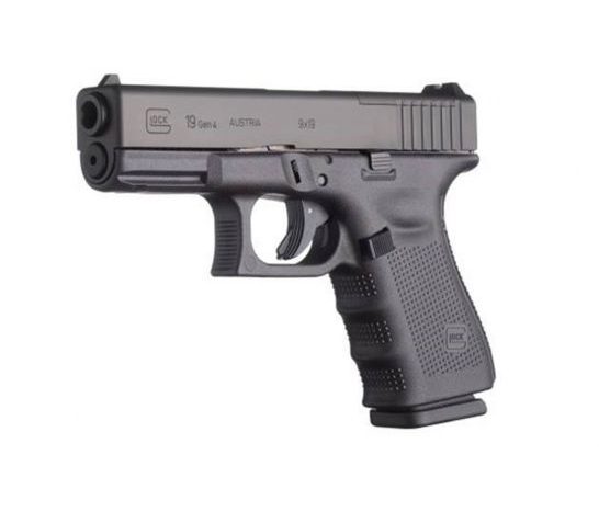 Glock 19 Gen 4 MOS 9mm Pistol, Black