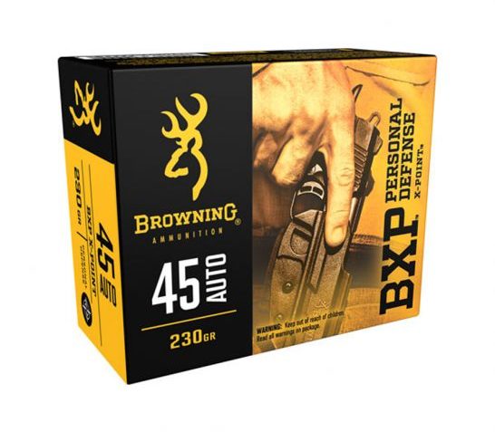 Browning .45 ACP BXP 230gr JHP 20rds – B191700451