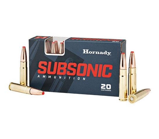 Hornady Subsonic 300 Blackout 190gr SUB-X 20rds Ammunition – 80877