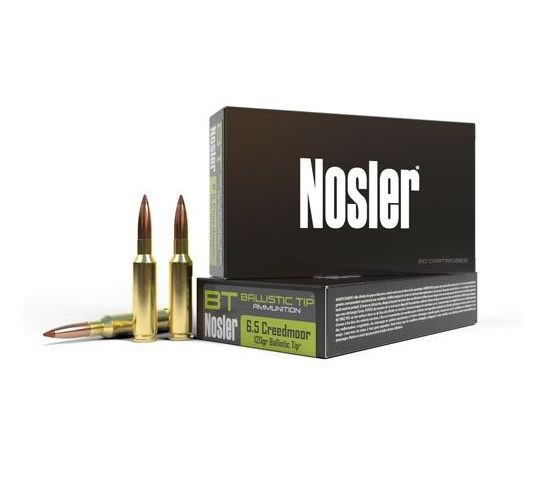 Nosler 6.5 Creedmoor 140gr Ballistic Tip 20 Rounds Ammunition – 40064