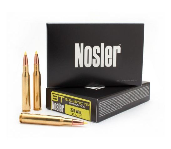 Nosler 270 Win 140gr Ballistic Tip 20 Rnds – 40055