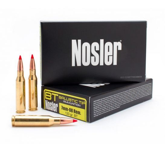 Nosler 7mm-08 140gr Ballistic Tip 20 Rnds – 40059