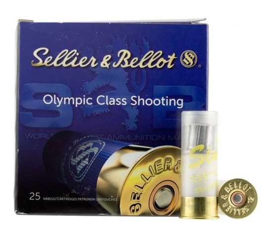 Sellier & Bellot 12ga 2.75" 1oz Lead Rifled Slug Shotshell Ammunition, 25 Rounds – SB12SLUG