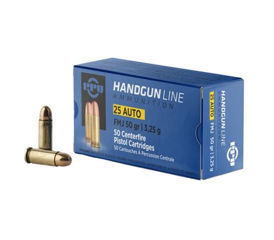 Prvi Partizan .25 Auto FMJ 50 gr 50 Rounds Ammunition – PPH25