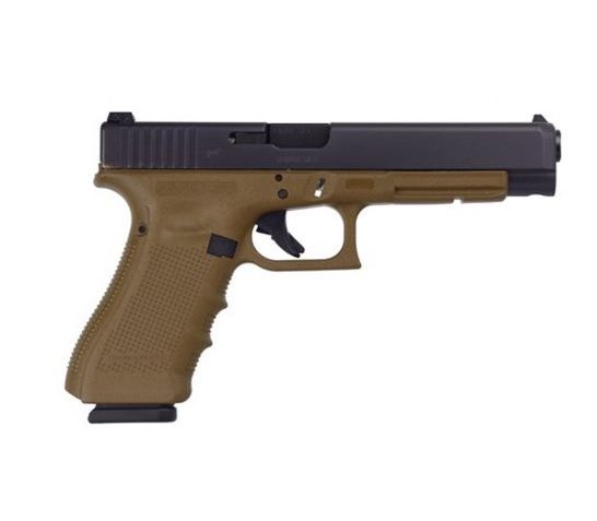 Glock 35 Gen 4 .40 S&W 5.31" 15 Round Pistol, Flat Dark Earth – PG3530103D