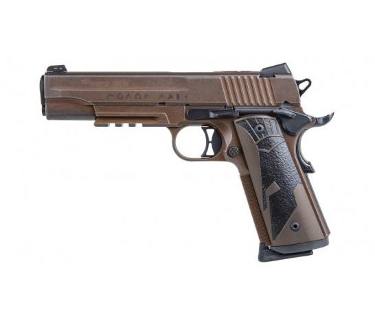 Sig Sauer 1911 Spartan II .45 ACP Pistol, Distressed Coyote Tan – 1911R-45-SPARTANII