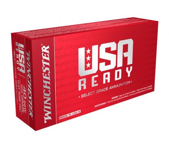 Winchester USA Ready .40 S&W 165 gr 50 Rounds Ammunition – RED40