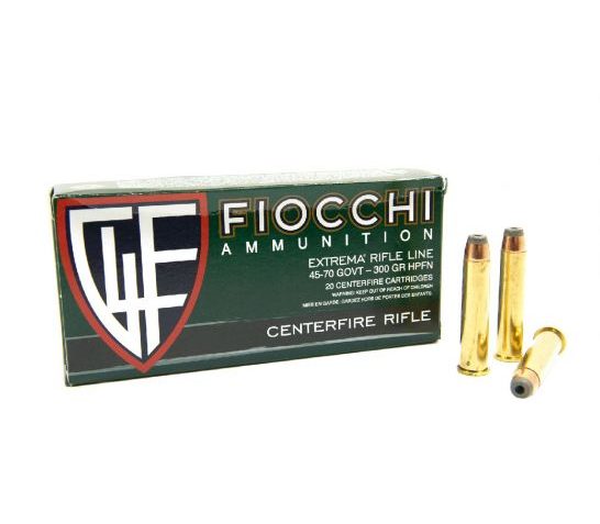 Fiocchi .45-70 Government 405 gr LRNFP 20 Rounds Ammunition – 45-70A