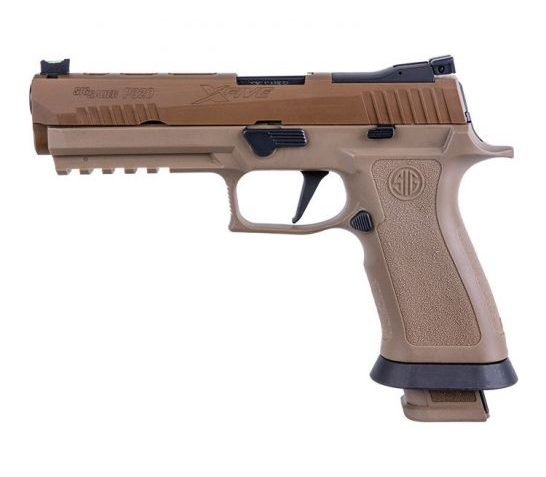 Sig Sauer P320 X-Five 9mm Pistol, Coyote Tan – 320X5-9-BAS-COY