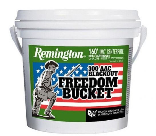 Remington UMC Freedom Bucket .300 AAC BLK 120 gr 160 Rounds Ammunition – 24052