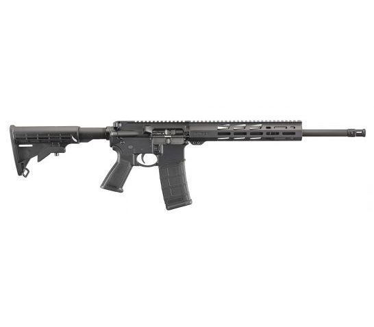 Ruger AR-556 5.56 NATO M-LOK Free-Float Handguard Rifle, Black – 8529