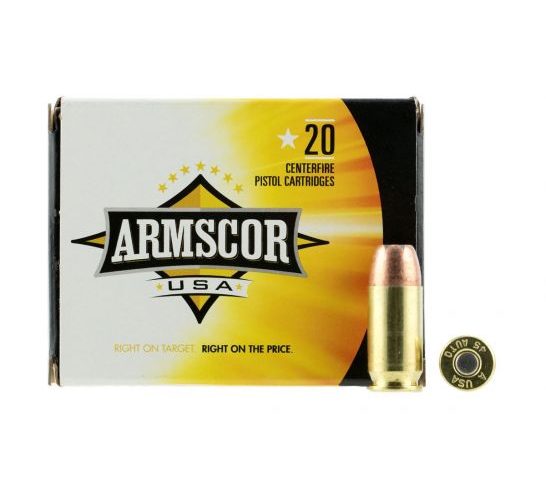 Armscor 45 Auto/ACP 230gr JHP Ammunition 20rds – FAC45A-10N