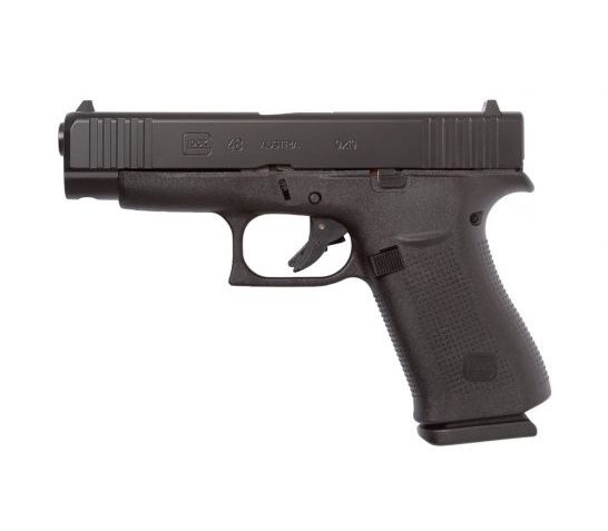 Glock G48 4.17u201d 9mm Compact Pistol, Black