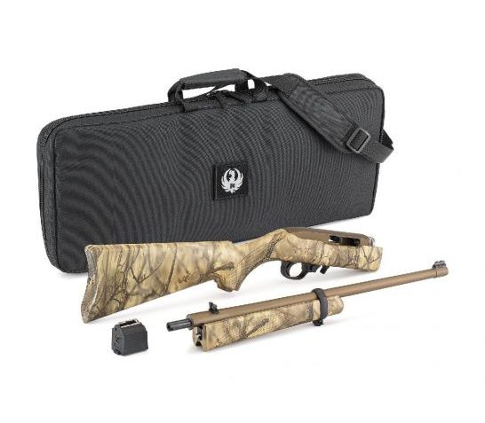 Ruger 10/22 Takedown .22lr 16.12" Rifle w/ Rifle Case, Go Wild Camo – 31146