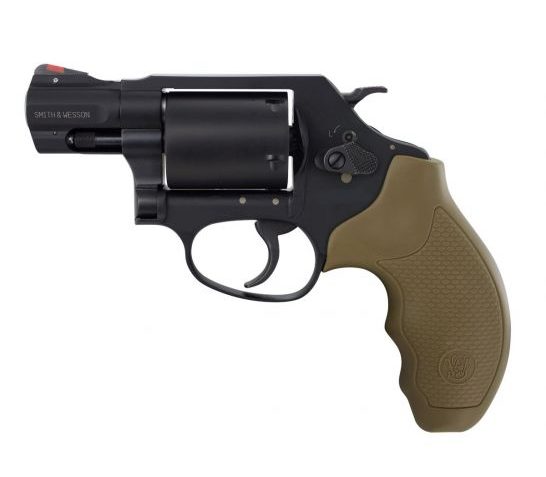 S&W Model 360 Scandium Airweight 357 Mag | 38 Special +P 1.8" Revolver, FDE Grips – 11749