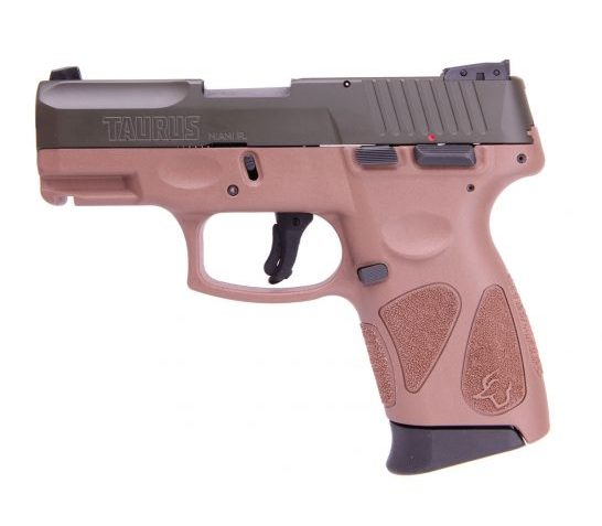 Taurus G2C 9mm 12rd 3.25" Pistol, OD Green/Brown – 1-G2C93B-12B