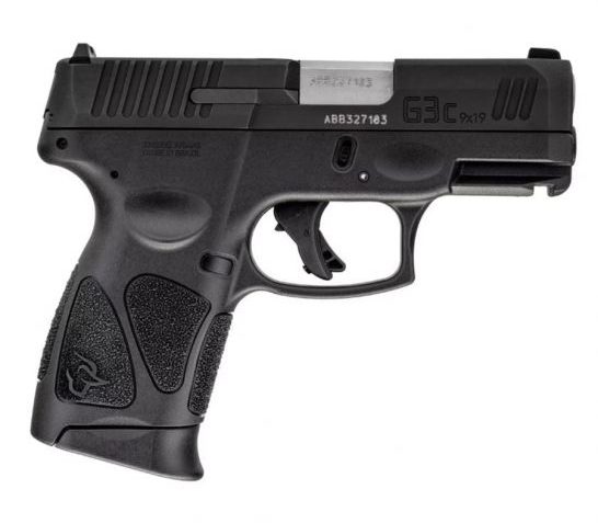 Taurus G3C Compact 9mm Pistol, Blk – 1-G3C931-10