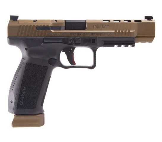 Canik Mete SFx 5.2" 20rd 9mm Pistol w/ Optics Ready Slide Cut, Black/Bronze – HG5635LB-N