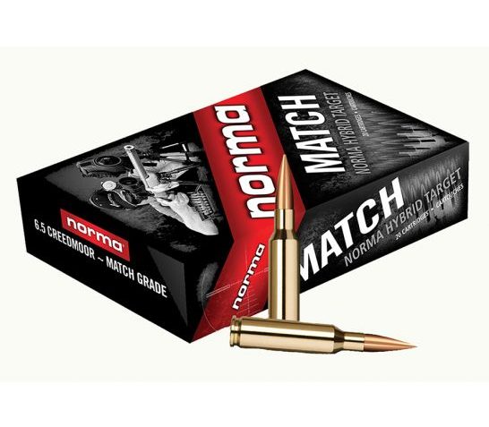 Norma 6.5 Creedmoor 143gr Golden Target BTHP 20rds – 10166522