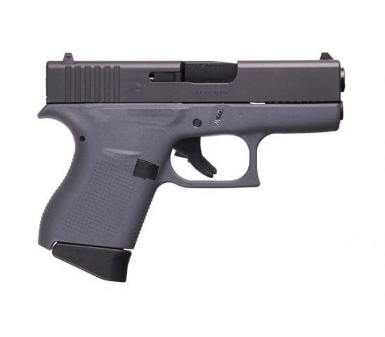 Glock 43 9mm Pistol, Gray Frame- UI4350201GF