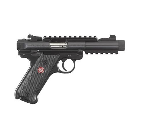 Ruger Mark IV Tactical .22 LR Threaded Barrel Pistol, Black – 40150