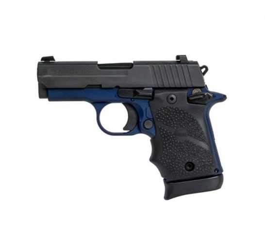 Sig Sauer P938 9mm 7rd 3" Black/Navy Pistol w/ Night Sights – 938-9-NBF-AMBI