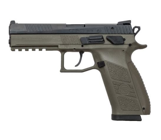 CZ P-09 9mm 19 Round Pistol, OD Green – 91268