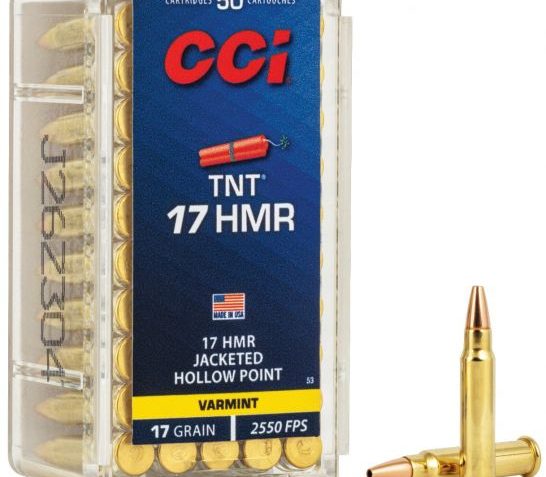 CCI .17 HMR 17gr TNT HP Ammunition 50rds- – -0053