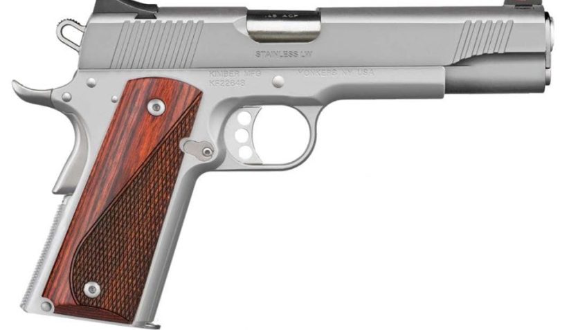 Kimber Stainless LW 45 Auto (ACP) 5in Stainless Pistol – 8+1 Rounds